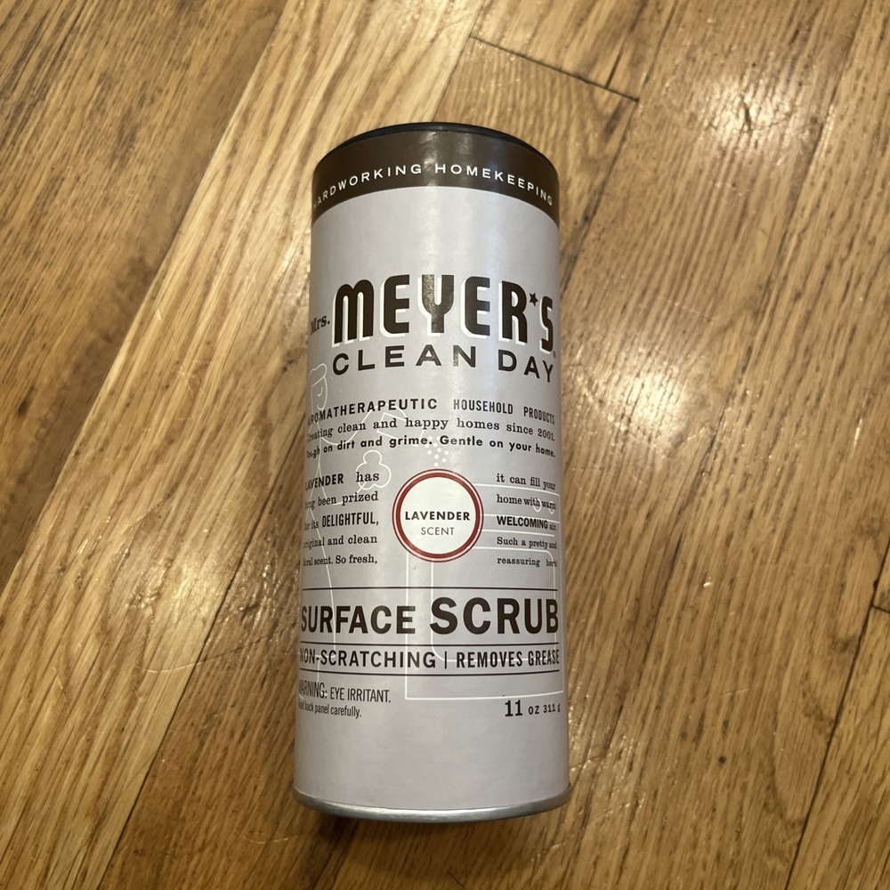 Mrs.‎ Meyer's Surface Scrub, Lavender, 11oz - Non Scratching | Removes Grease